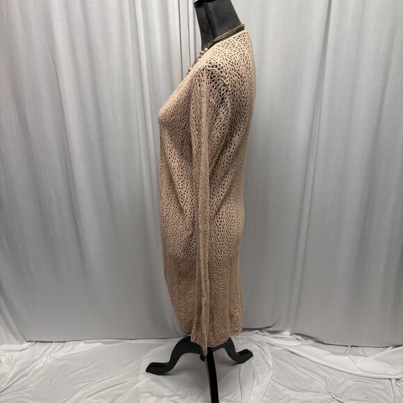 Daytrip Cardigan Womens Size Large Pale Pink Lightweight Sweater Casual Layering - Picture 3 of 7